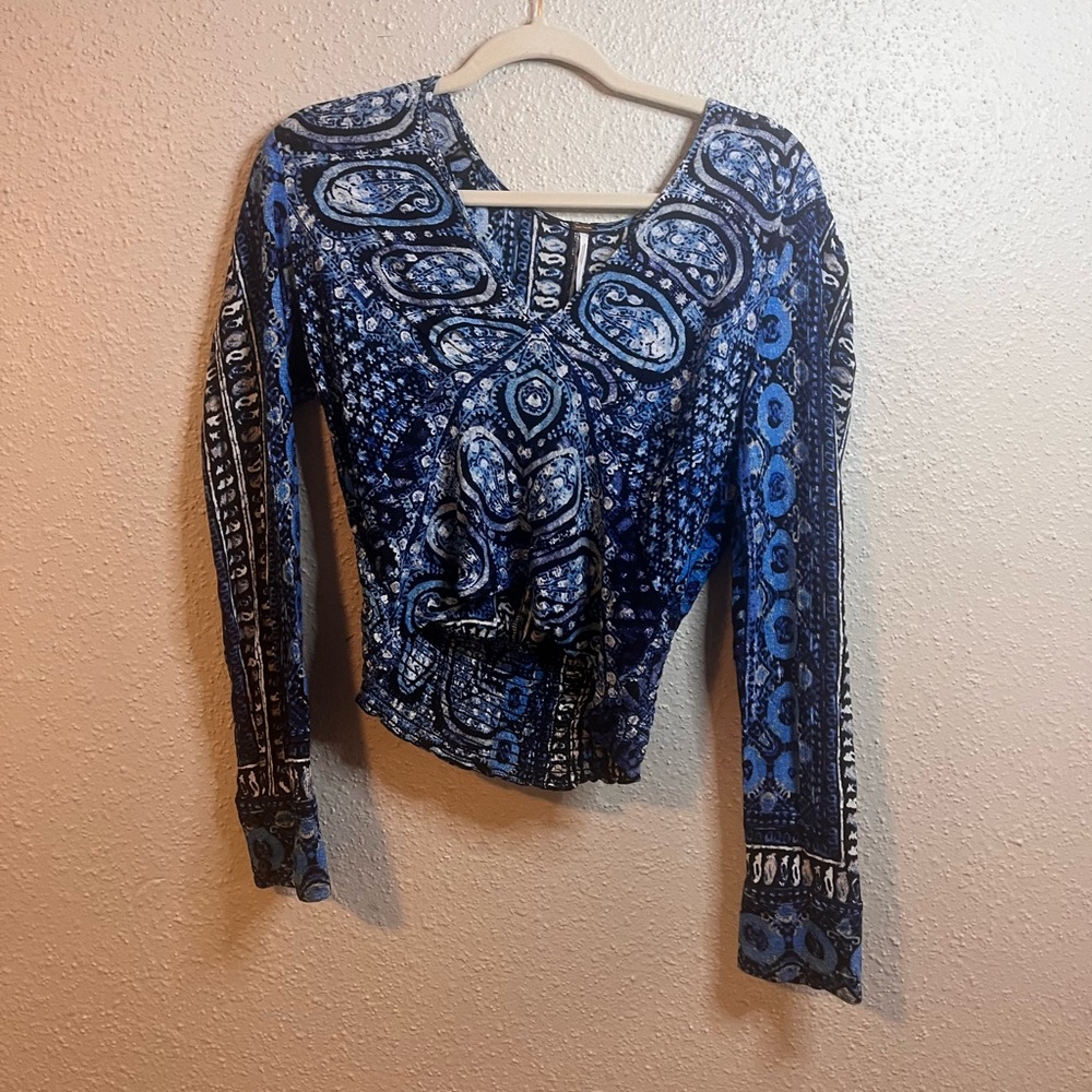 Free People} Wild & Free Top size lg